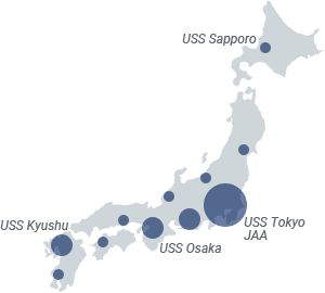 Japan Auction Network Map