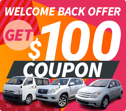 Buy your Second car and get $100OFF Coupon!
