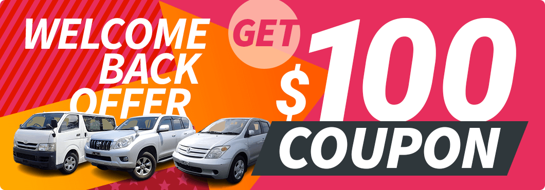 Buy your Second car and get $100OFF Coupon!