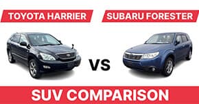 Toyota Harrier vs Subaru Forester: SUV Comparison