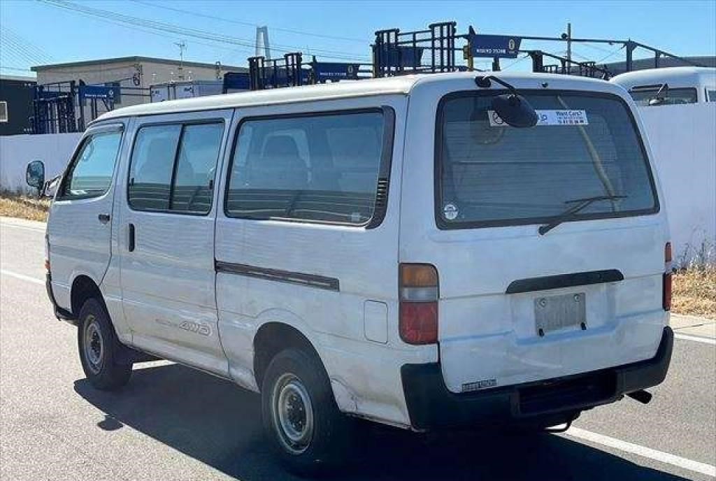 Toyota Hiace Van side view 