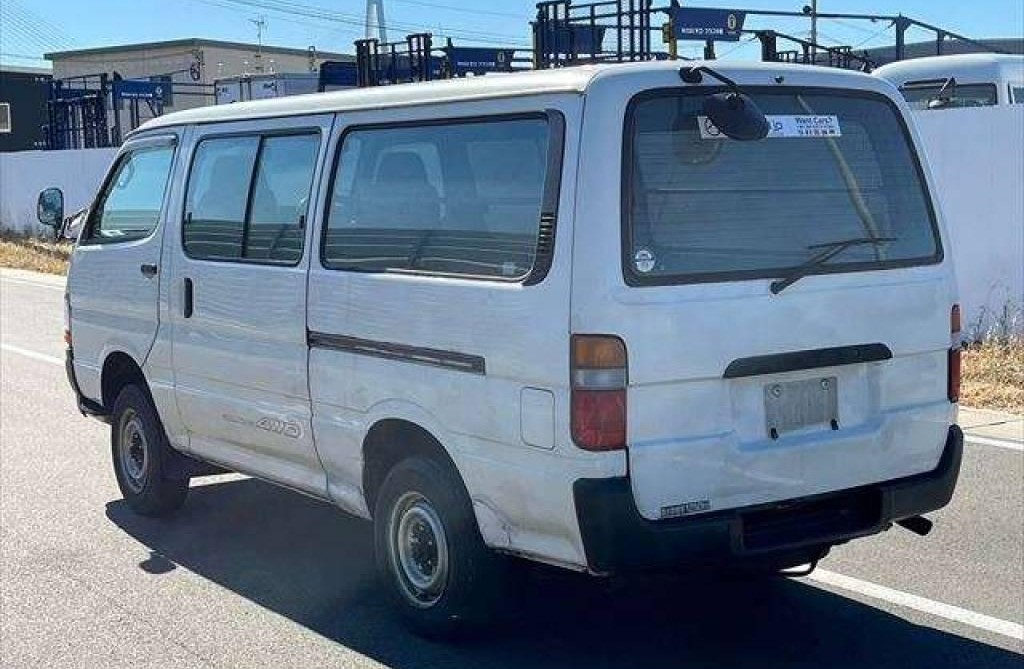 Toyota Hiace Van Side Back View