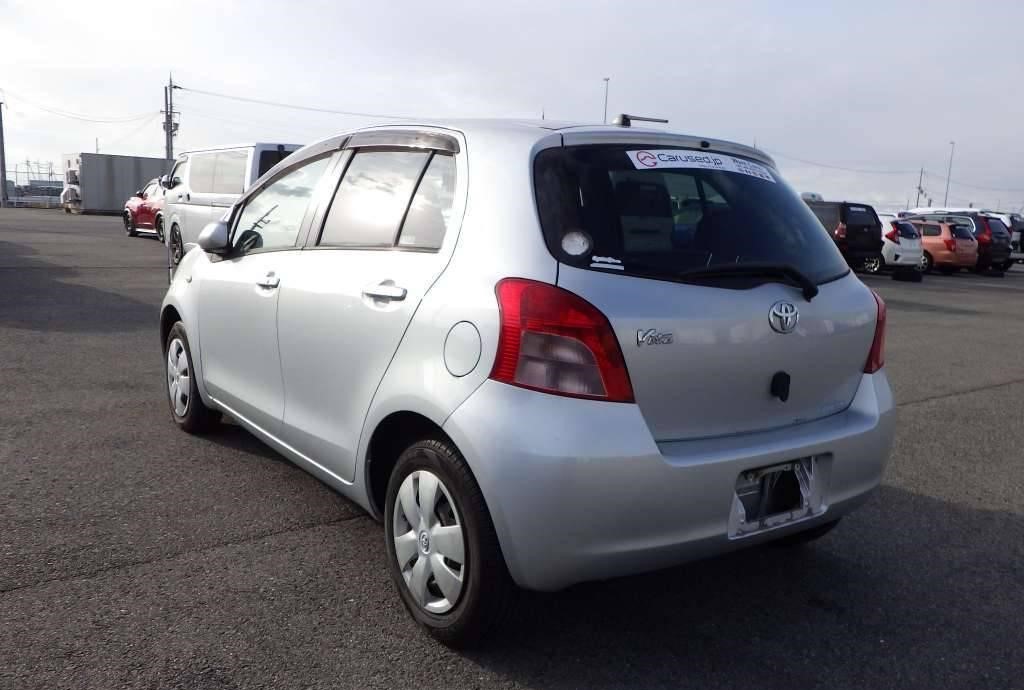 Toyota Vitz back side view