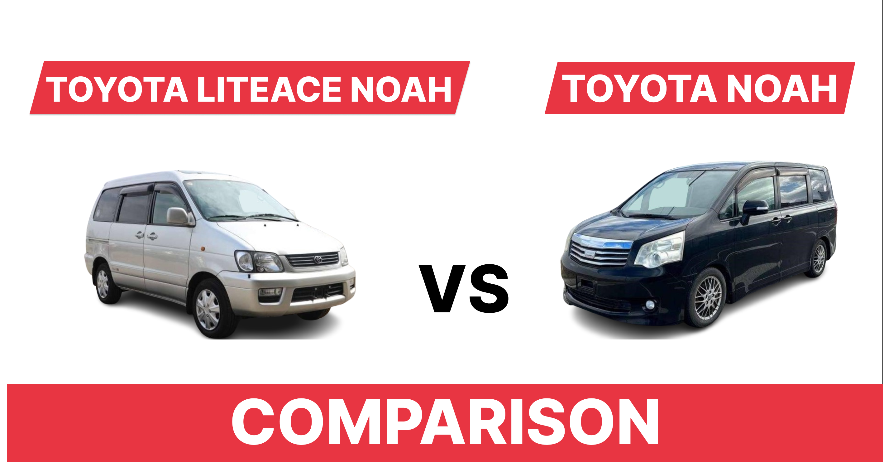 You are currently viewing Difference between Toyota Liteace Noah and Toyota Noah