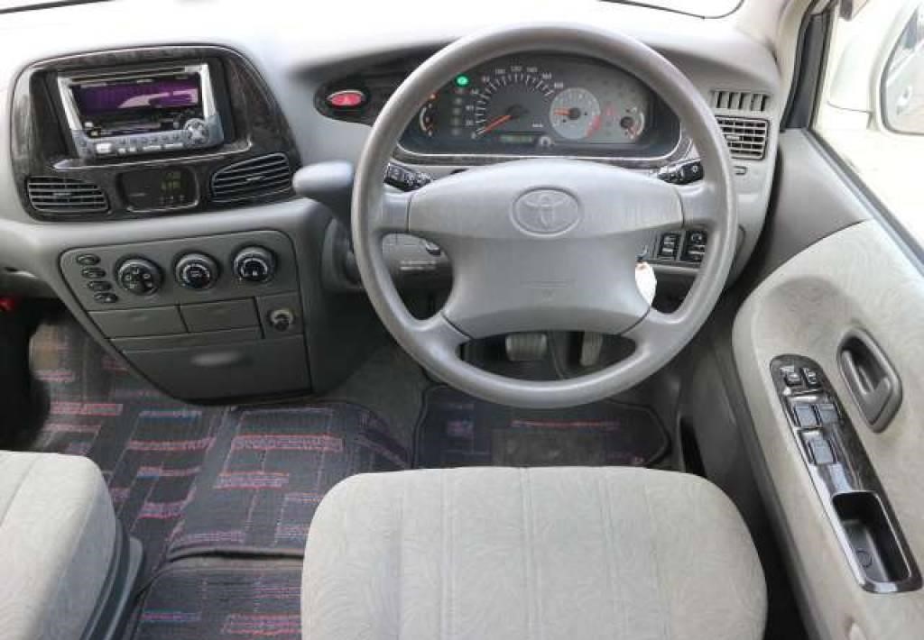 Driver's seat of the Toyota LiteAce Noah