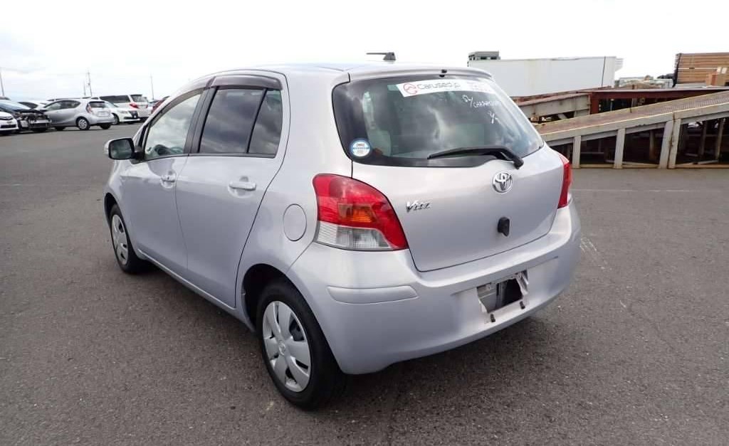 Toyota Vitz back side view