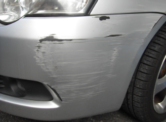 Example of Scratches on a Car