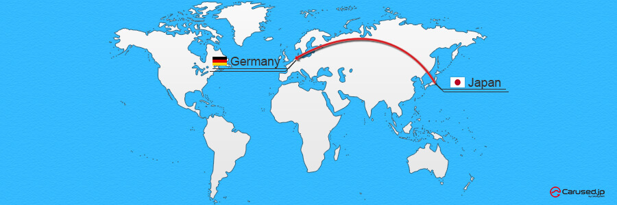 Japan to Germany
