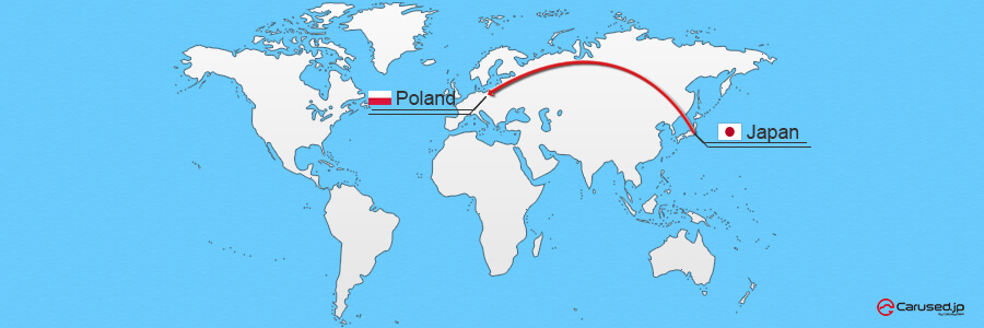 Japan to Poland
